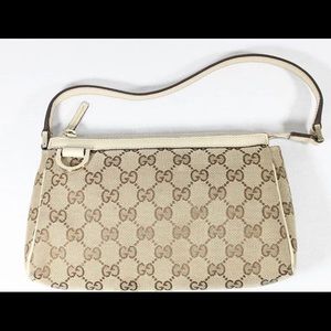 Authentic Gucci Canvas Abbey Pochette